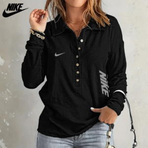 NK® Heritage Ribbed Long Sleeve Polo