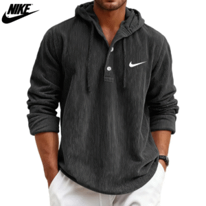 NK® Urban Texture Hooded Henley
