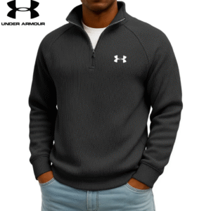 UA® Heritage Ribbed Quarter-Zip Sweater